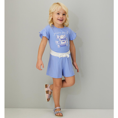 Ensemble pour fille iDO - Rose et Bleu Clair 