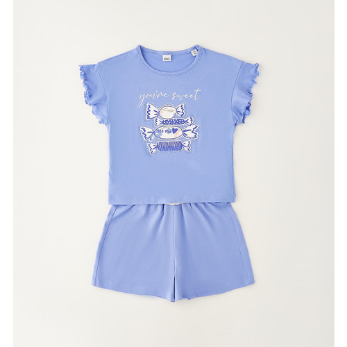 Ensemble pour fille iDO - Rose et Bleu Clair 