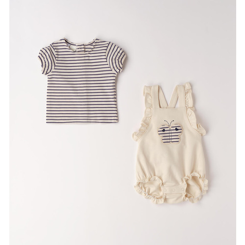 Completo salopette neonata iDO BLU 