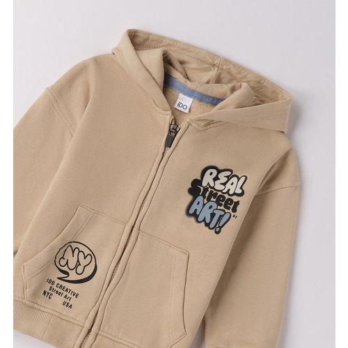 iDO Kinder Kapuzenpullover, beige 