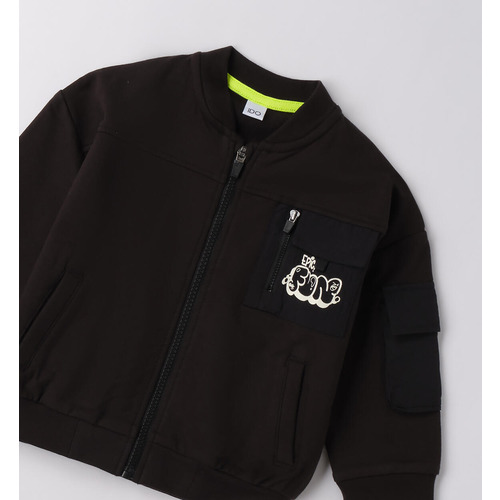 Schwarzer iDO Pullover für Jungen 