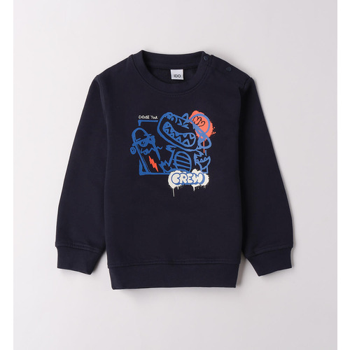 Baumwoll-Sweatshirt für Kinder iDO TURCHESE 