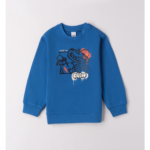 Baumwoll-Sweatshirt für Kinder iDO TURCHESE 
