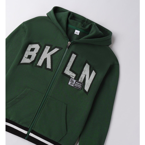 Sweat à capuche iDO garçon, vert vif 