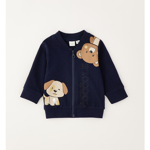 Baby-Sweatshirt mit Reißverschluss iDO NAVY 