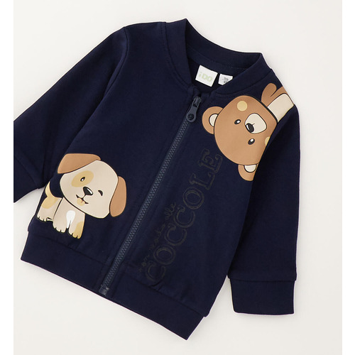 Baby-Sweatshirt mit Reißverschluss iDO NAVY 