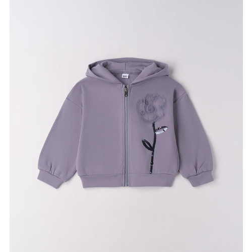 Felpa iDO bambina, Grigio 