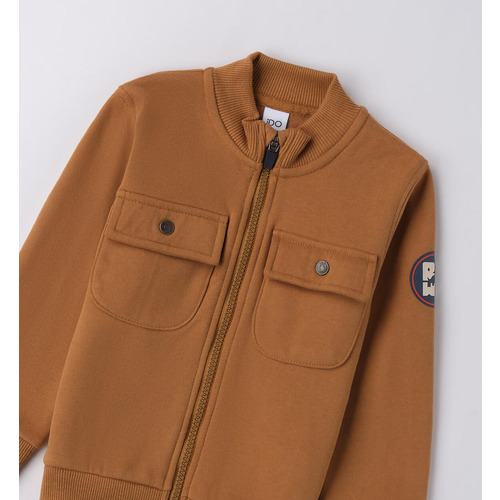 Sweat iDO enfant Bleu et Ocre 