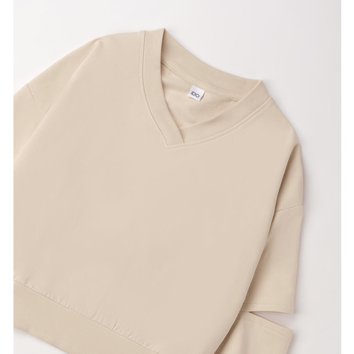 Sudadera iDO para niña, color crema 