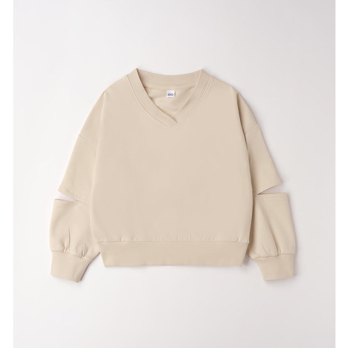 Sudadera iDO para niña, color crema 