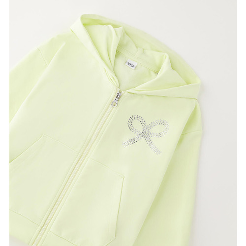 Mädchen-Sweatshirt iDO, Hellrosa 