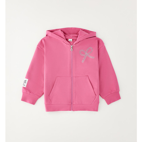 Mädchen-Sweatshirt iDO, Hellrosa 