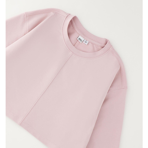 Sweat mauve pour fille iDO 