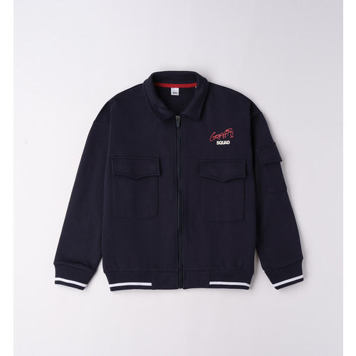 Felpa ragazzo in cotone iDO NAVY 