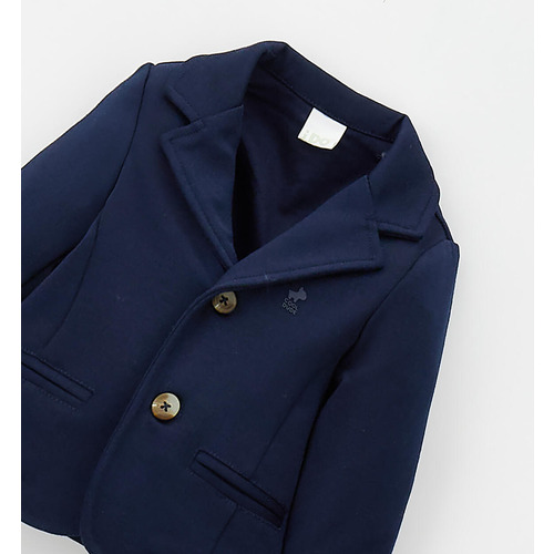 Completo elegante blu navy iDO per neonato 