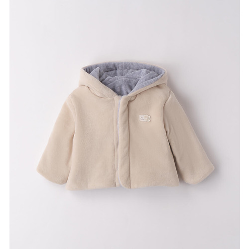 Giacchetto unisex iDO color panna per neonato 