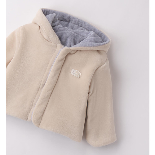 Giacchetto unisex iDO color panna per neonato 