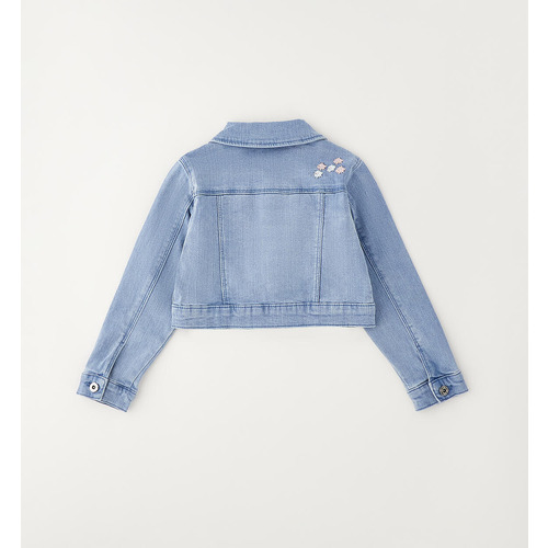 Chaqueta vaquera iDO lavado muy claro para niña 
