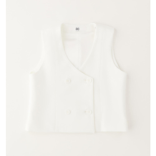 Chaleco elegante beige para niña iDO 