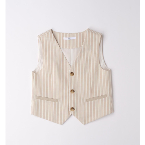 Eleganter iDO Jungenweste in Beige 