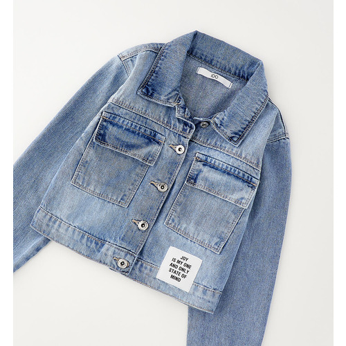 100% cotton jacket for girls 