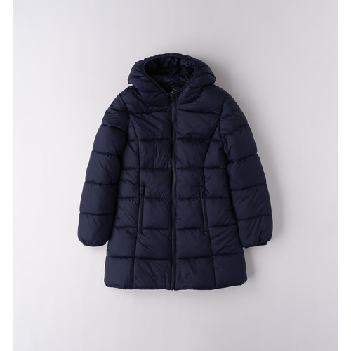 Giubbotto lungo iDO ragazza color Navy 