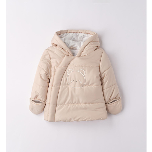 Giubbotto unisex iDO color panna per neonato 