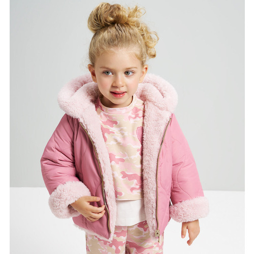 Wendejacke iDO für Mädchen, altrosa 
