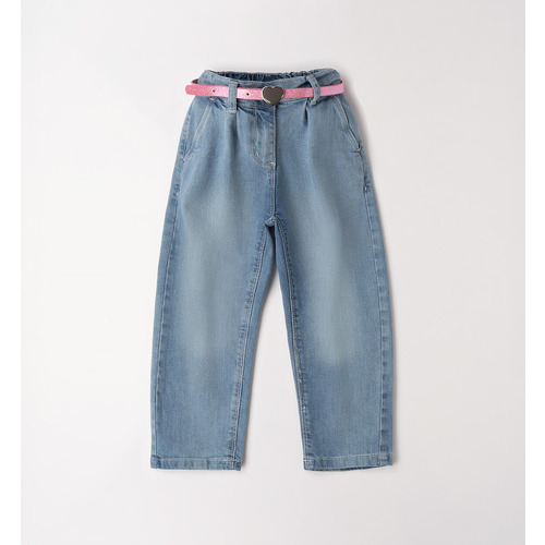 Jeans mit Gürtel für Mädchen 