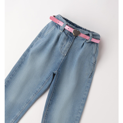 Jeans mit Gürtel für Mädchen 