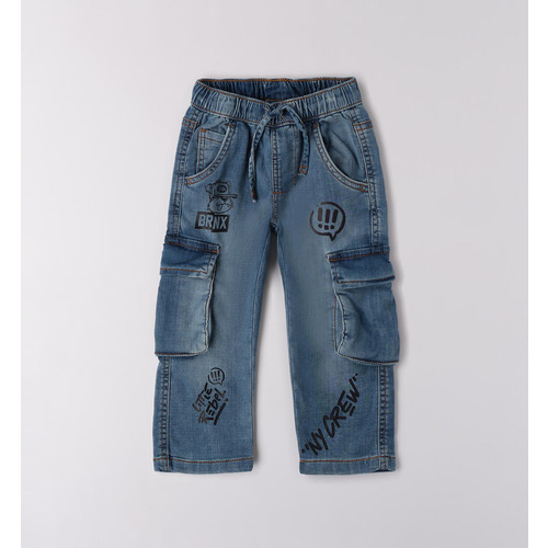 Pantalones vaqueros iDO niño STONE WASHED CHIARO 