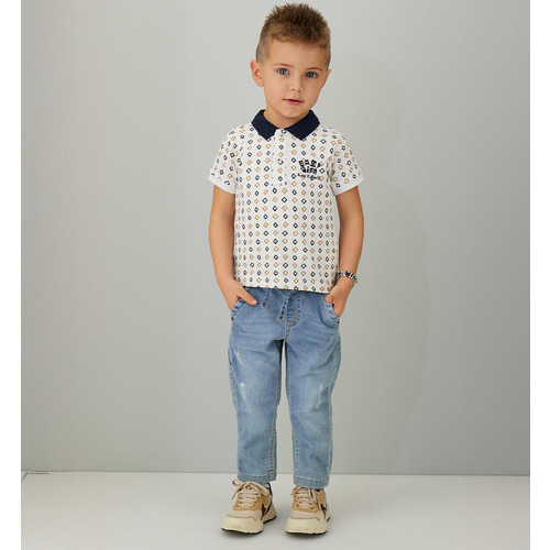 Pantalones vaqueros iDO niño azul claro 