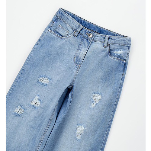 Weite Mädchenjeans 