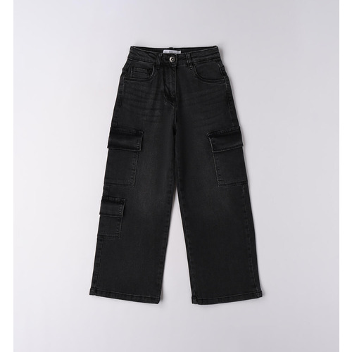 Jeans ragazza iDO Grigio Scuro 