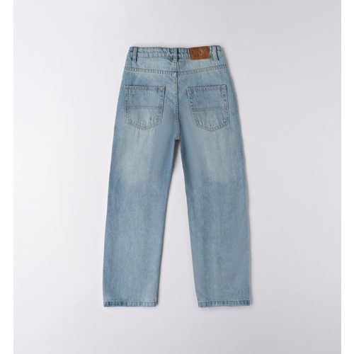 Jeans für Jungen iDO, hellgrau gewaschen 