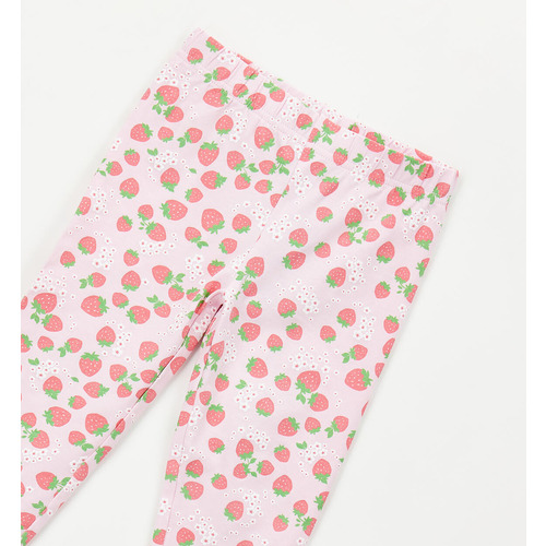 Leggings bambina con fragole 