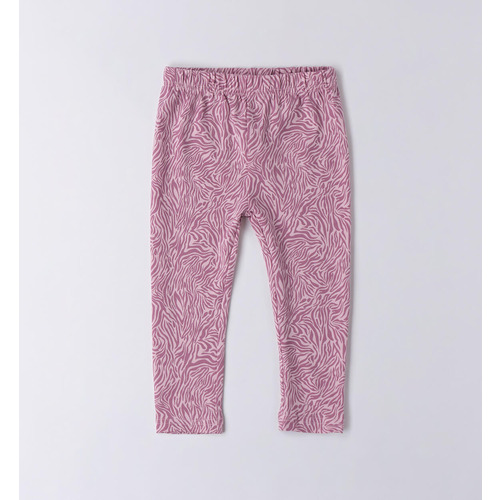 Leggings iDO da bambina ROSA monocolore 