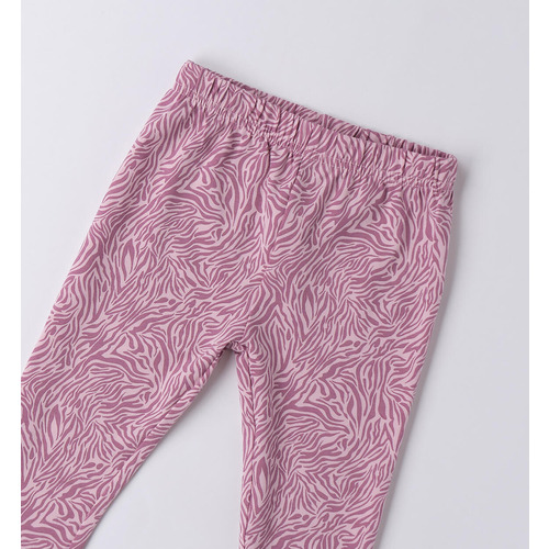 Leggings iDO da bambina ROSA monocolore 