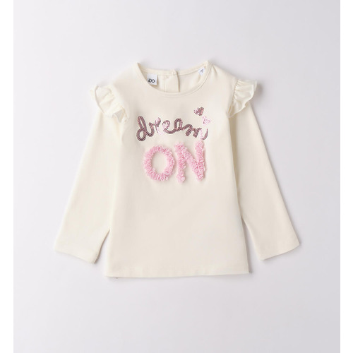 Mädchen-T-Shirt iDO, cremefarben 