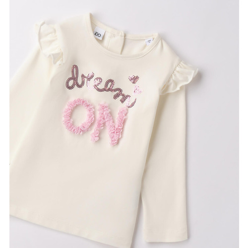 Mädchen-T-Shirt iDO, cremefarben 
