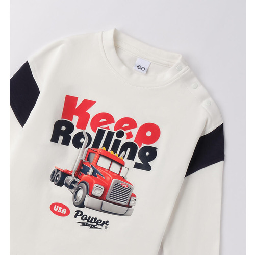 Maglia iDO per bambino, panna 
