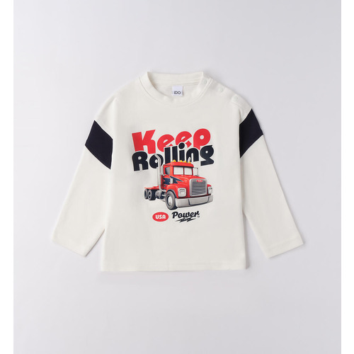 Maglia iDO per bambino, panna 