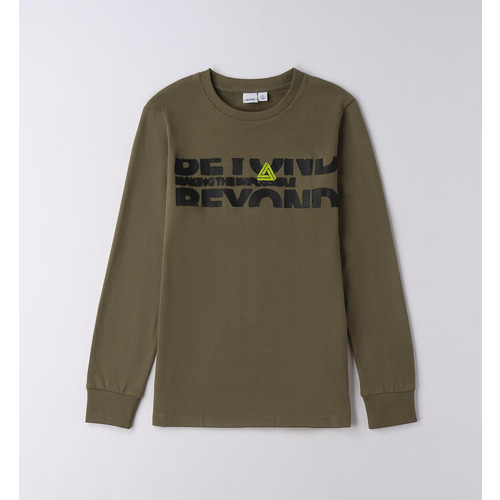 T-Shirt iDO 100% Baumwolle für Jungen Salbeigrün 