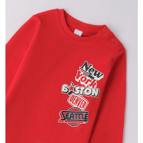 Kinder T-Shirt iDO Rundhals cremefarben 