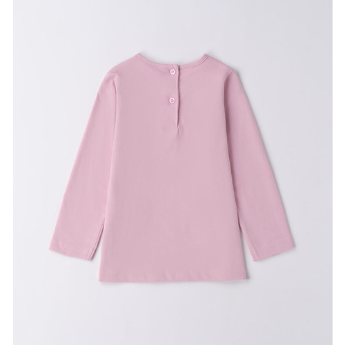 Camiseta iDO para niña, crema con estampado floral 