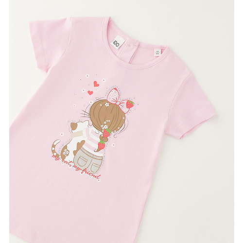 iDO Mädchen-T-Shirt, zartrosa 