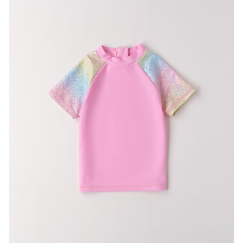 Camiseta playa niña: Rosa 