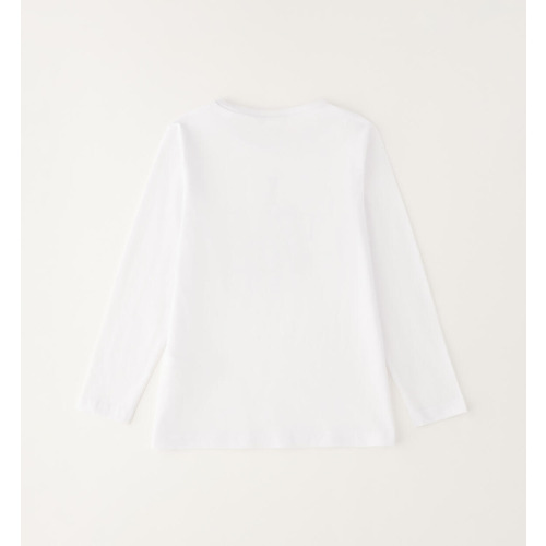 Camiseta para niña iDO, blanca con motivo 
