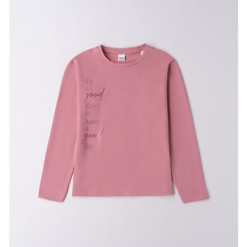 Mädchen T-Shirt iDO Baumwolle Cremefarben 