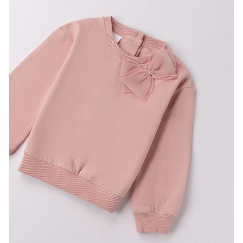 Jersey para niña con lazo 